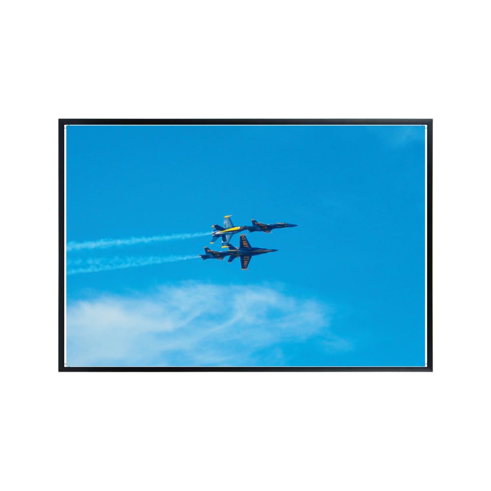 FA-18EF Super Hornet Blue Angels Poster Fighter Jet Military Aviation Wall Art Pilot Gift