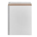 White Rigid Mailers – Stay Flat Envelopes for Posters, Artwork, Calendars, Scrapbooks – 5-Pack Protective Shipping Packaging