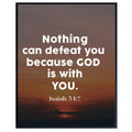 Bible Verse Wall Art Isaiah 54:7 Poster – Inspirational Scripture Print – Christian Home Decor – Religious Gift for Faith and Prayer Room