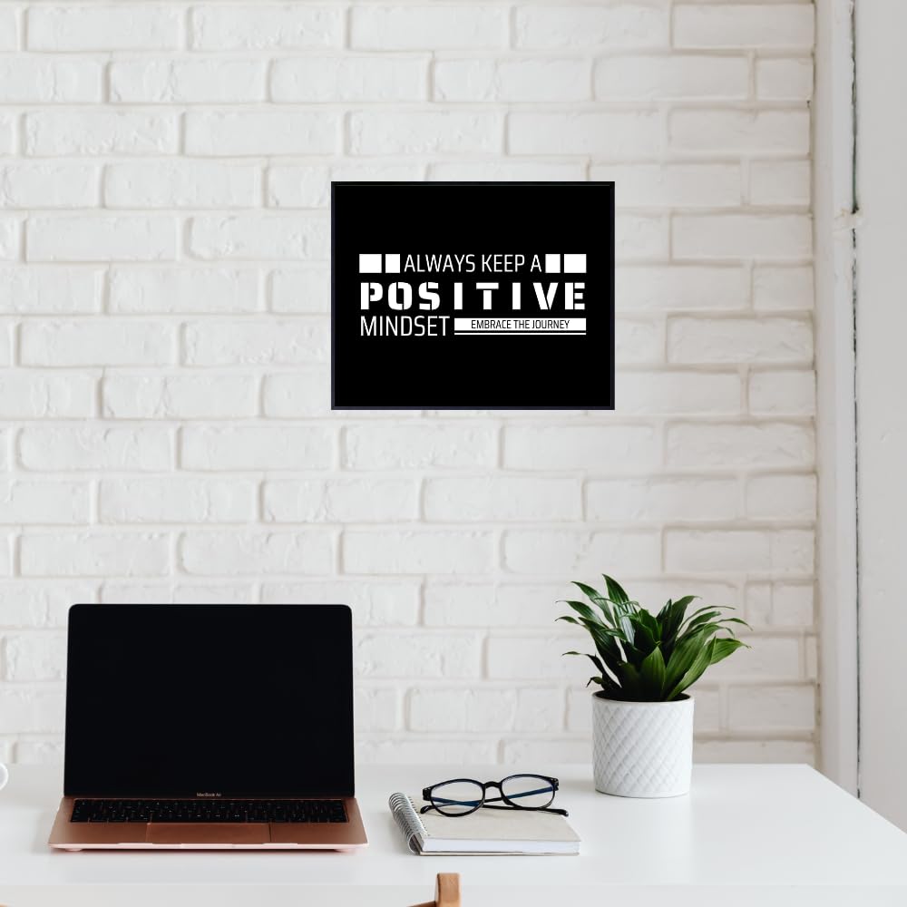 Blessed Posters Keep a Positive Mindset Embrace the Journey Motivational Wall Decor Gym and Home Office Decoration Inspirational Wall Art Gift
