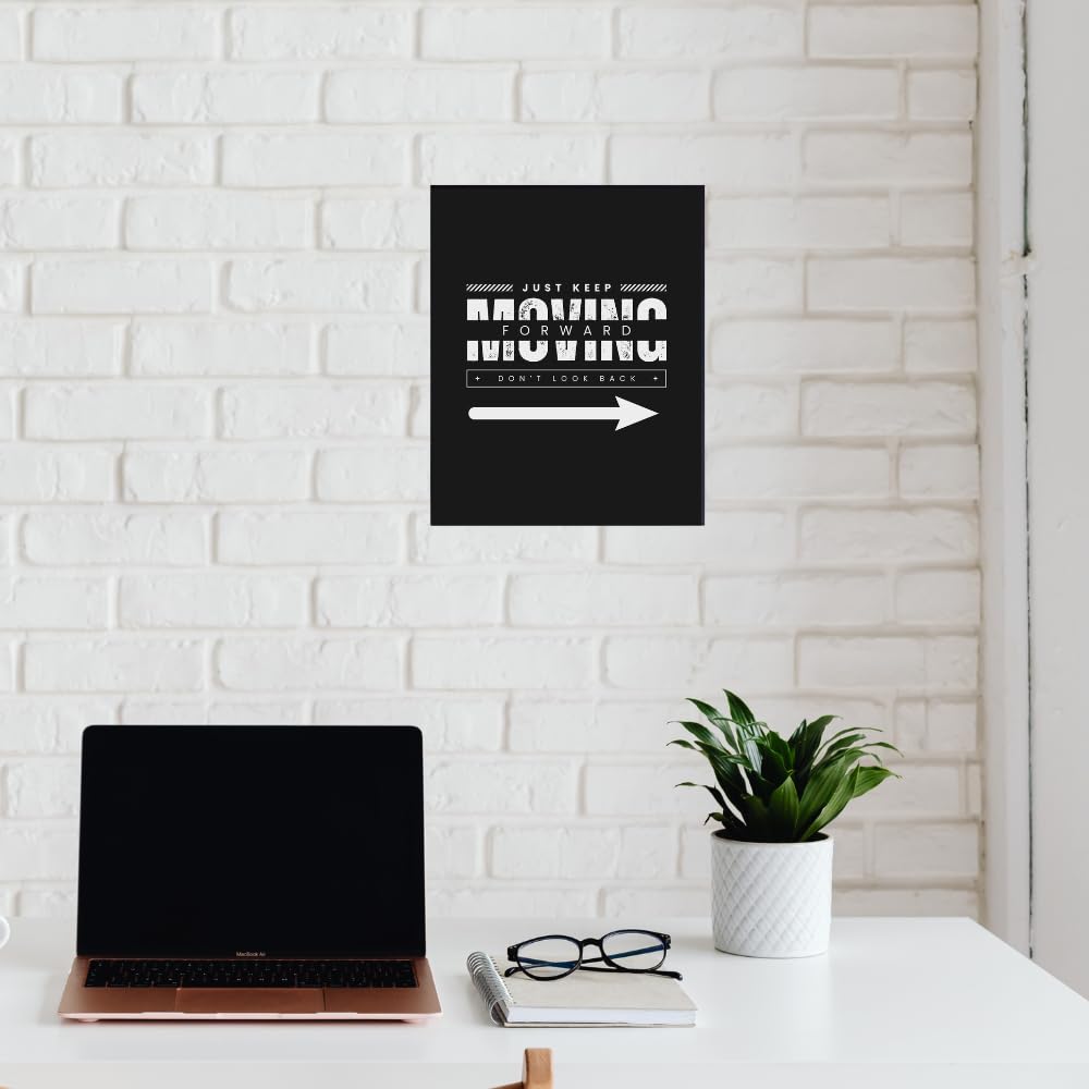 Blessed Posters Just Keep Moving Forward Motivational Wall Decor Gym Home Office Decoration Inspirational Wall Art Gift