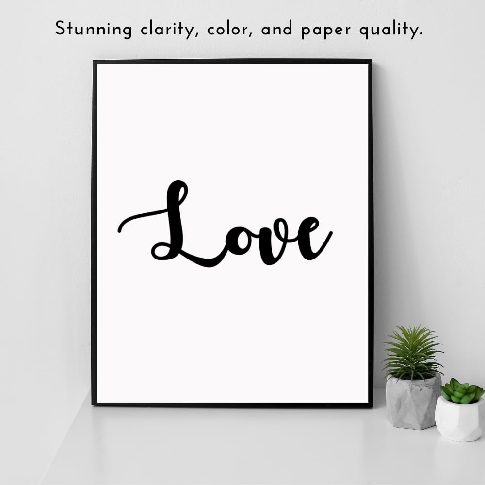 Inspirational Friendship Wall Art – Minimalist Aesthetic Poster – True Quote Print – Friendship Artwork for Bedroom and Girls Room Decor