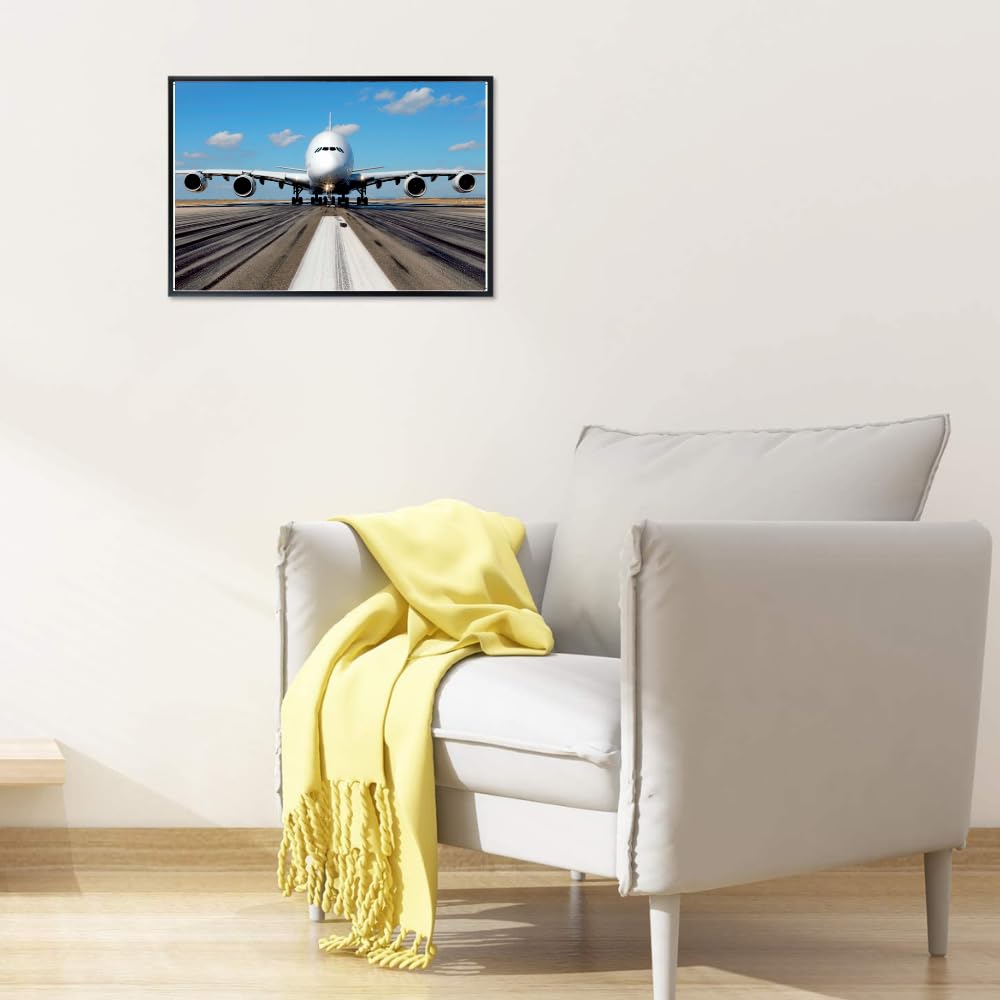 Airbus A380 Poster Aviation Wall Art Airplane Photography Print Pilot Gift