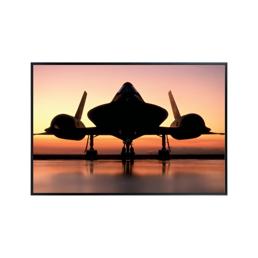 SR-71 Blackbird Poster Military Aviation Wall Art Airplane Photography Print Gifts for Pilots and Aviation Enthusiasts