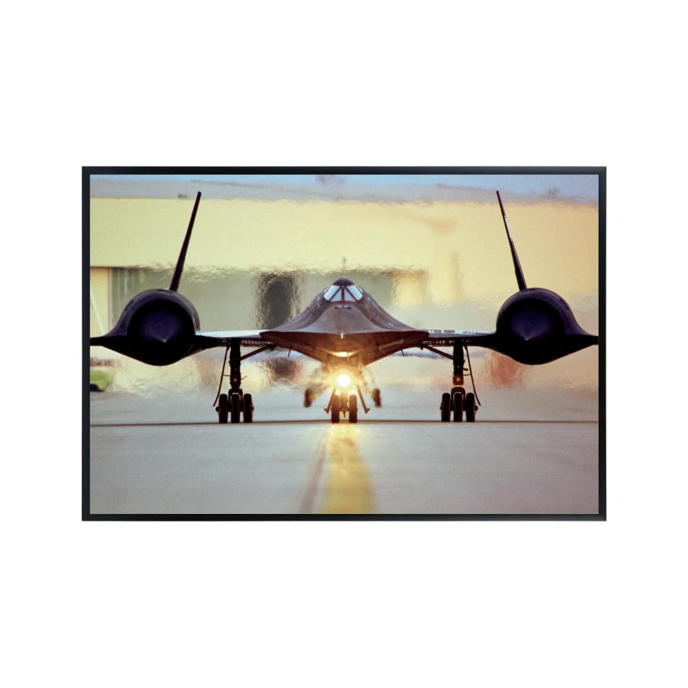 SR-71 Blackbird Poster Skunkworks Military Aviation Wall Art Pilot Gift