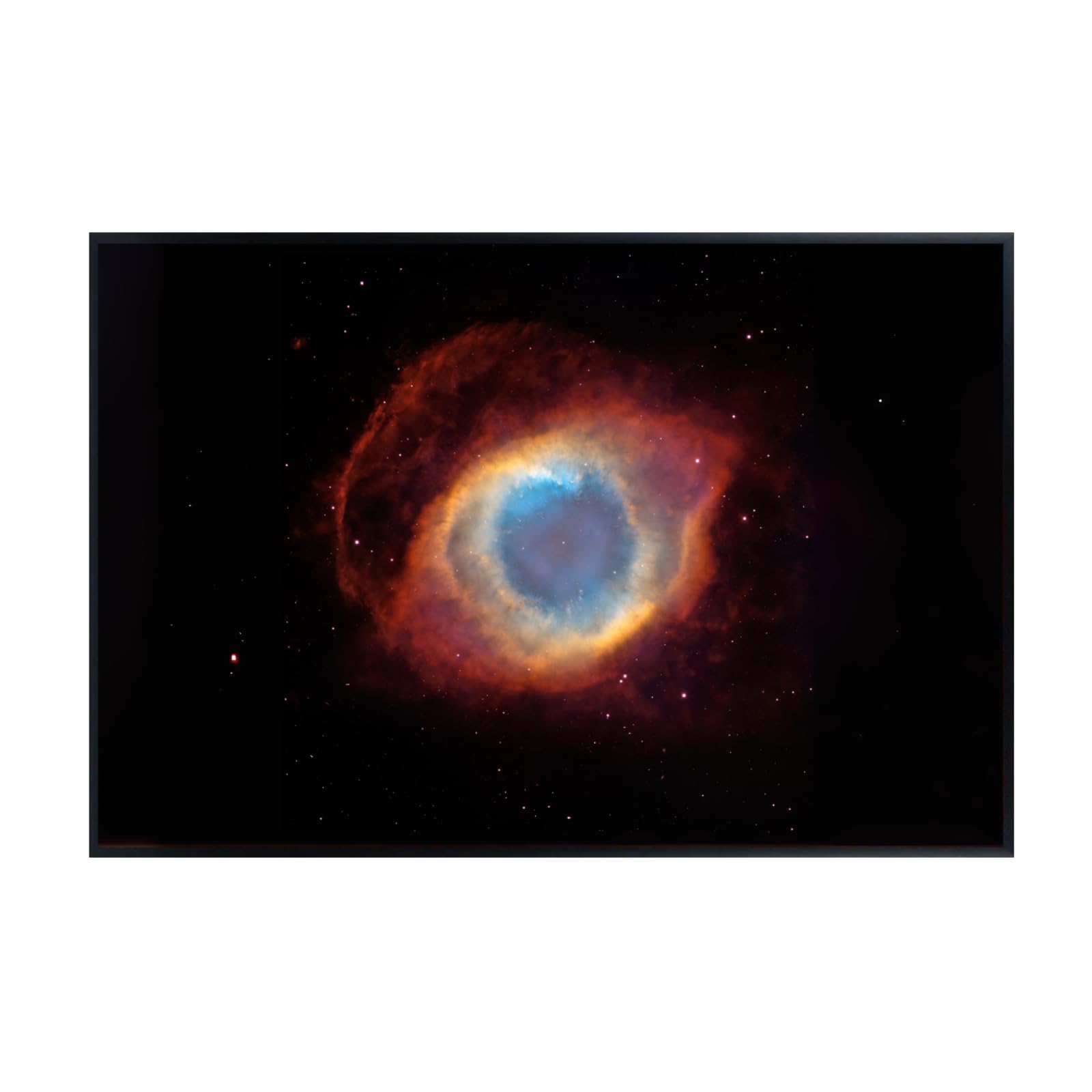 Blessed Posters Helix Nebula Poster – Galaxy Space Wall Art Print – Astronomy Photography Artwork for Bedroom Living Room Home Office Decor