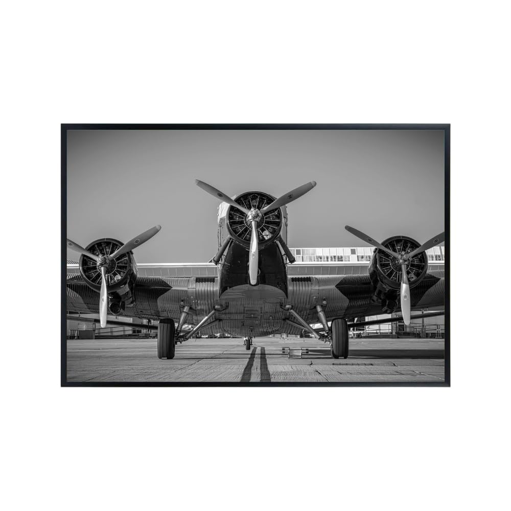 Ford Trimotor Poster Vintage Aviation Wall Art Airplane Photography Print Pilot Gift