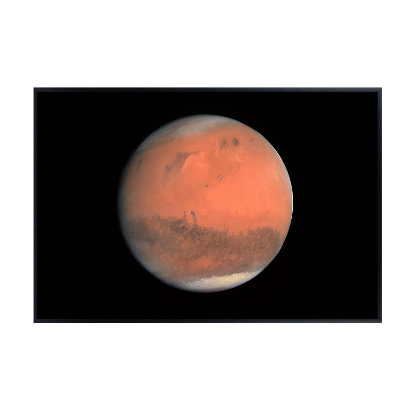 Blessed Posters Mars Planet Poster – Space Wall Art Print for Bedroom, Living Room, Office, or Home Decor – Astronomy Galaxy Photography Artwork