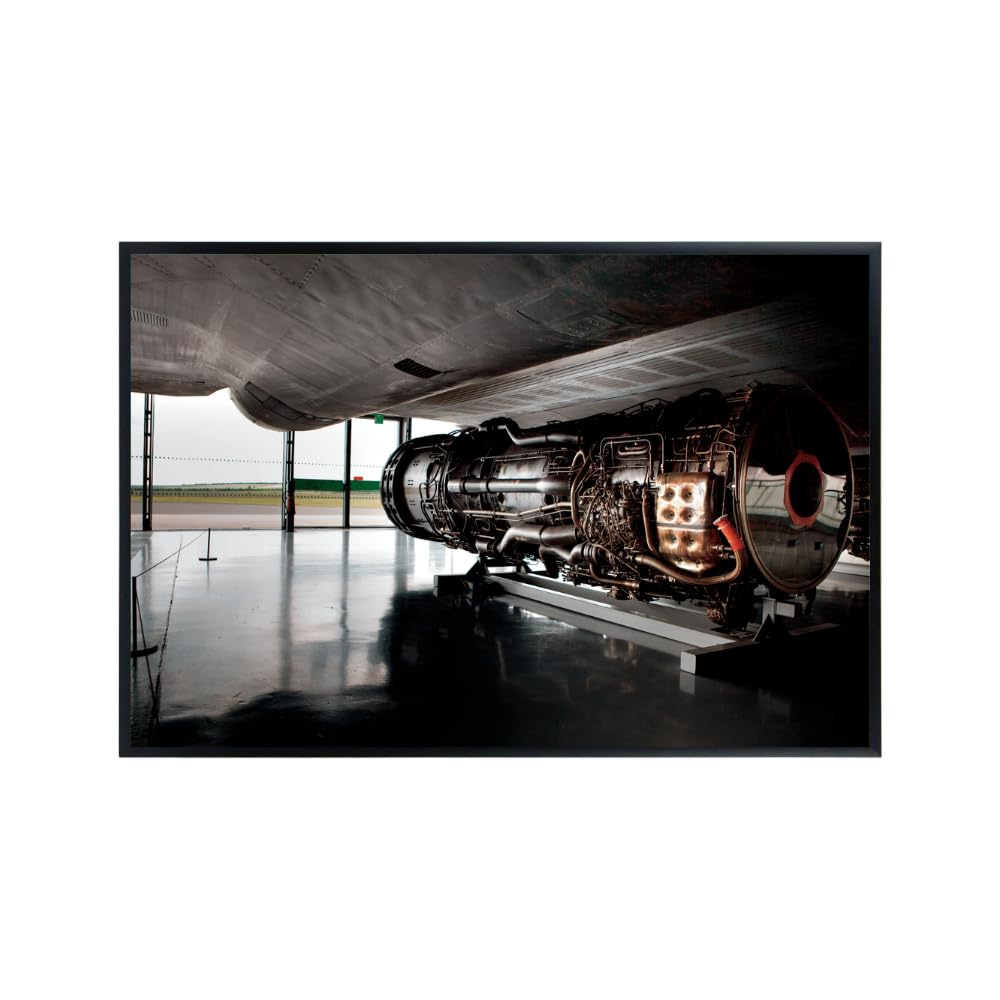 SR-71 Blackbird Engine Poster Aviation Wall Art Aerospace Blueprint Print Gifts for Pilots and Engineers