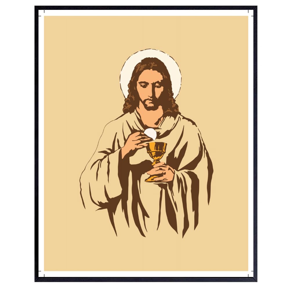 Blessed Posters Jesus Wall Art Modern Christian Artwork Jesus Christ Portrait Religious Home Decor Spiritual Gift