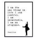 Blessed Posters Hamilton Poster – Inspirational Quote Wall Art – Broadway Musical Theater Home Decor – Gift for Hamilton Fans and Theatre Lovers