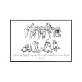 Bible Verse Poster Luke 15:10 – Christian Wall Art Scripture Print – Religious Home Decor and Spiritual Gift for Christians