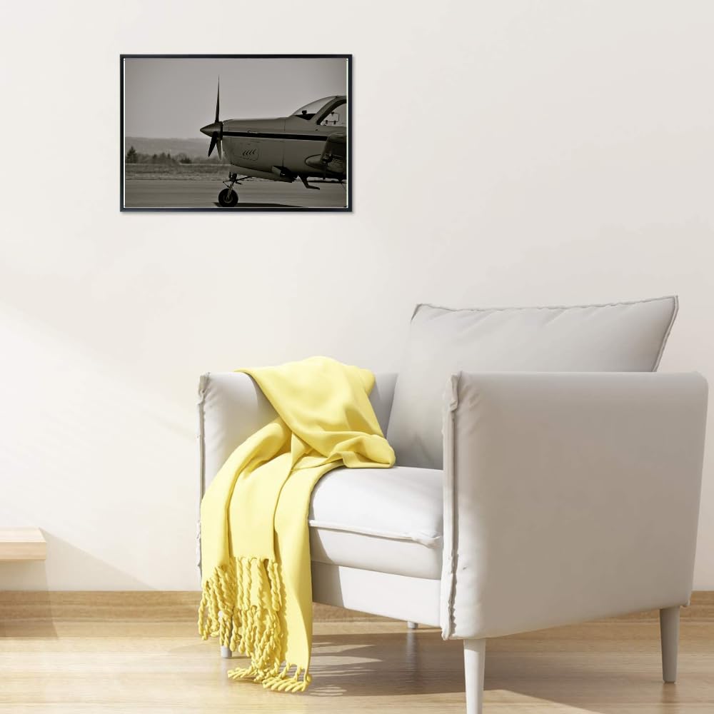 Beechcraft Bonanza Wall Art – General Aviation Airplane Poster – Aviation Photography Print for Home Office or Pilot Gift