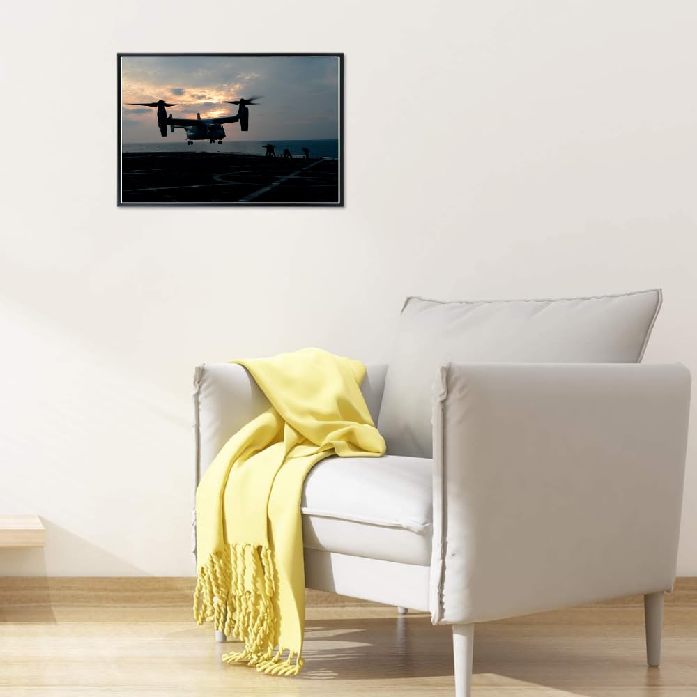 Bell Boeing Osprey Poster Military Aviation Wall Art Airplane Print Army Decor Pilot Gift