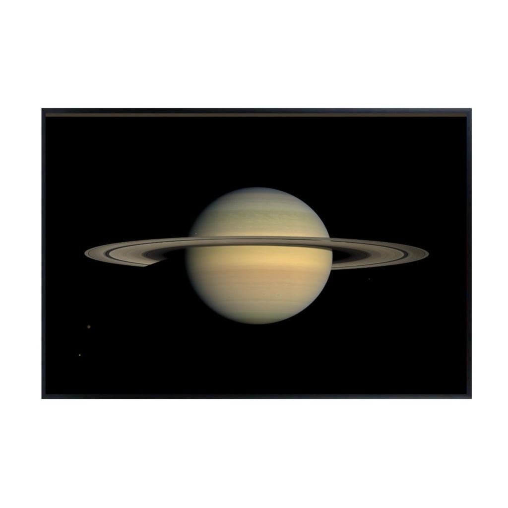 Blessed Posters Saturn Poster – Night Sky Wall Art Print for Bedroom, Living Room, Office, or Home Decor – Space Astronomy Photography Artwork