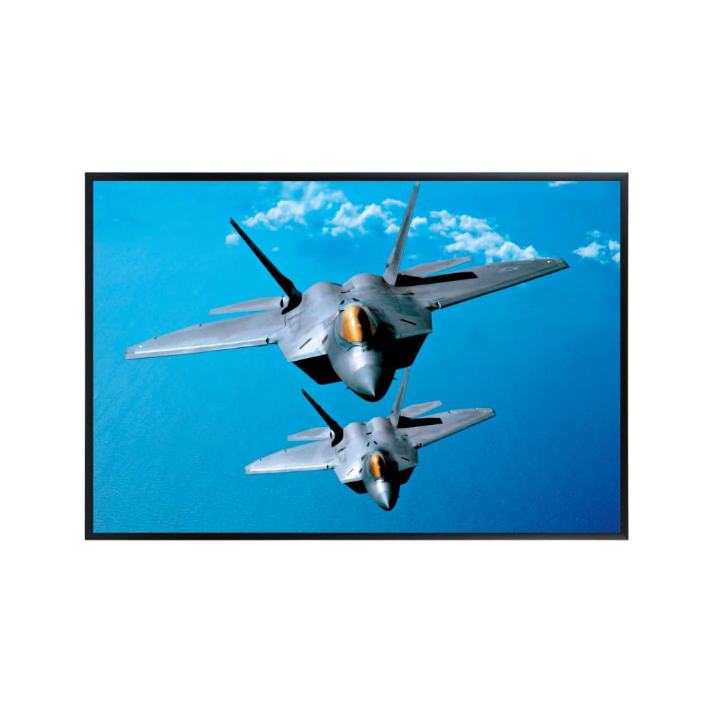 Lockheed Martin F22 Raptor Poster Military Aviation Wall Art Fighter Jet Airplane Print Pilot Gift