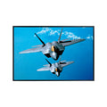 Lockheed Martin F22 Raptor Poster Military Aviation Wall Art Fighter Jet Airplane Print Pilot Gift