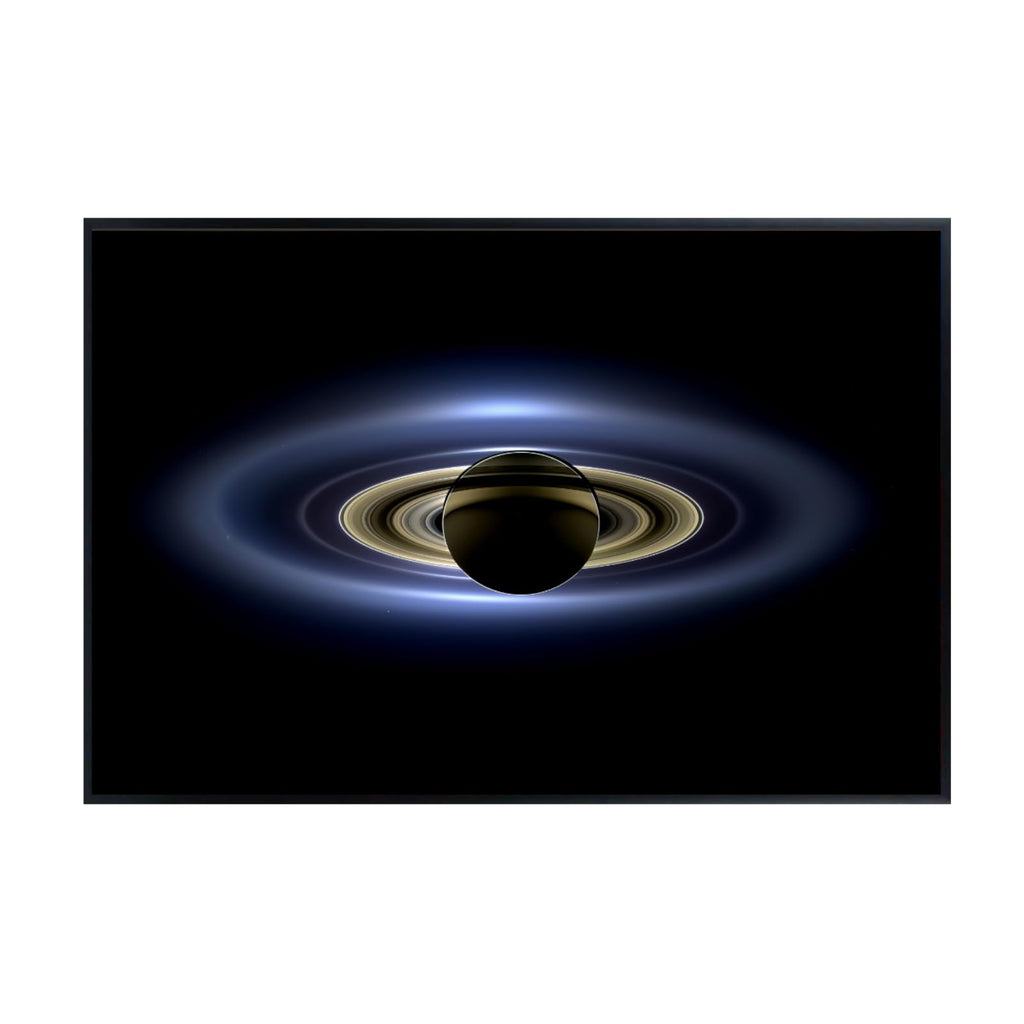 Blessed Posters Saturn Poster – Night Sky Wall Art Print for Bedroom, Living Room, Office, or Home Decor – Space Astronomy Photography Artwork