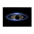 Blessed Posters Saturn Poster – Night Sky Wall Art Print for Bedroom, Living Room, Office, or Home Decor – Space Astronomy Photography Artwork