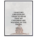 John 1:4 Bible Verse Wall Art Scripture Poster Print Christian Home Decor Inspirational Faith Gifts