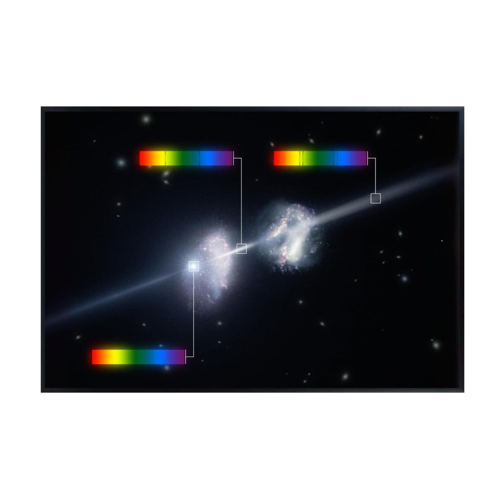 Blessed Posters Gamma-Ray Burst Early Universe Poster – Night Sky Wall Art Print for Home, Bedroom, Living Room, Office – Space Astronomy Photography Artwork