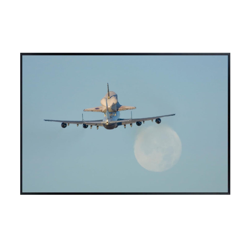 Blessed Posters 747 Shuttle Carrier Aircraft Poster – Galaxy Wall Art Print for Home Office Bedroom Decor – Space Photography Artwork