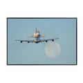 Blessed Posters 747 Shuttle Carrier Aircraft Poster – Galaxy Wall Art Print for Home Office Bedroom Decor – Space Photography Artwork