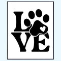 Doggy Wall Art Print - Doggy Love Home Décor Poster - Modern Pet Wall Art - Doggy Room Wall Decoration - Gifts for Doggy Owners
