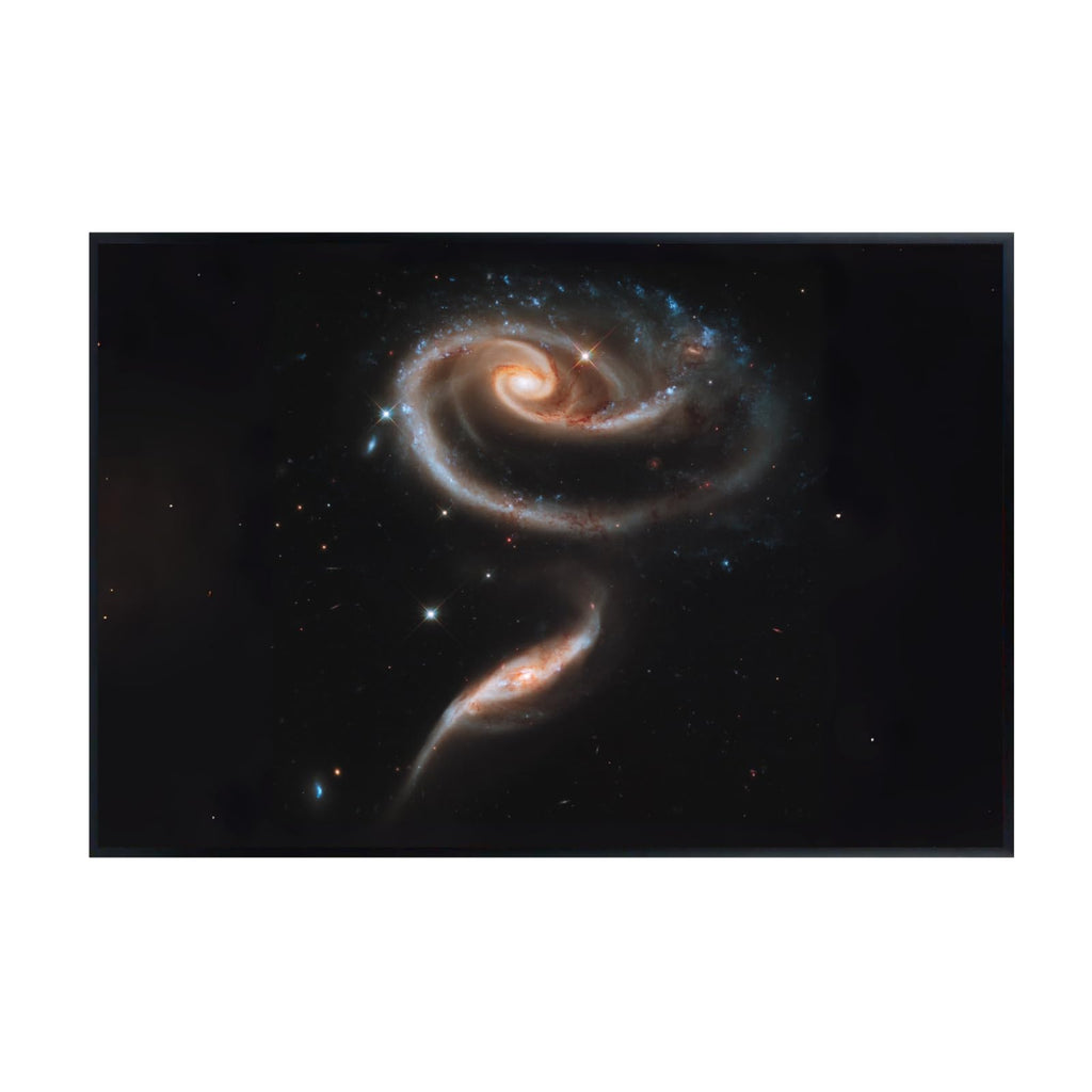 Blessed Posters Spiral Galaxies Wall Art – Space Photography Print Galaxy Night Sky Poster Astronomy Artwork for Bedroom Living Room Home Office Decor