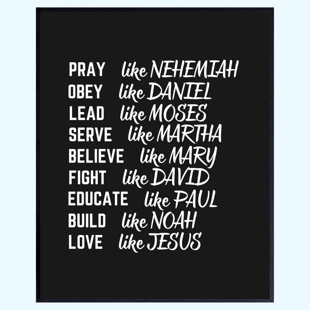 Blessed Posters Love Like Jesus Wall Art Christian Wall Art Scripture Wall Decor Bible Verse Home Decoration Gift for Women Men