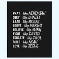 Blessed Posters Love Like Jesus Wall Art Christian Wall Art Scripture Wall Decor Bible Verse Home Decoration Gift for Women Men