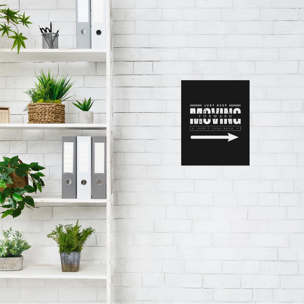 Blessed Posters Just Keep Moving Forward Motivational Wall Decor Gym Home Office Decoration Inspirational Wall Art Gift