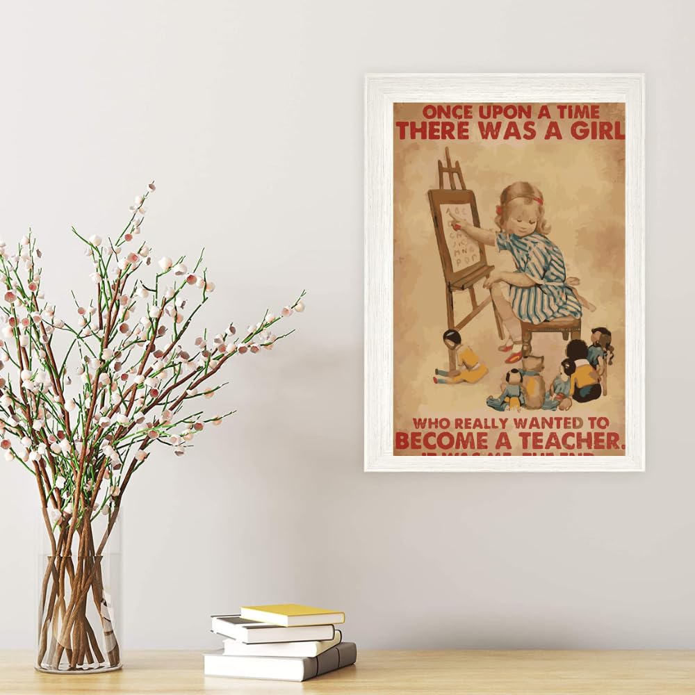Motivational Quotes Print for Teacher Wall Art Poster Classroom Decor Teacher Appreciation Gift