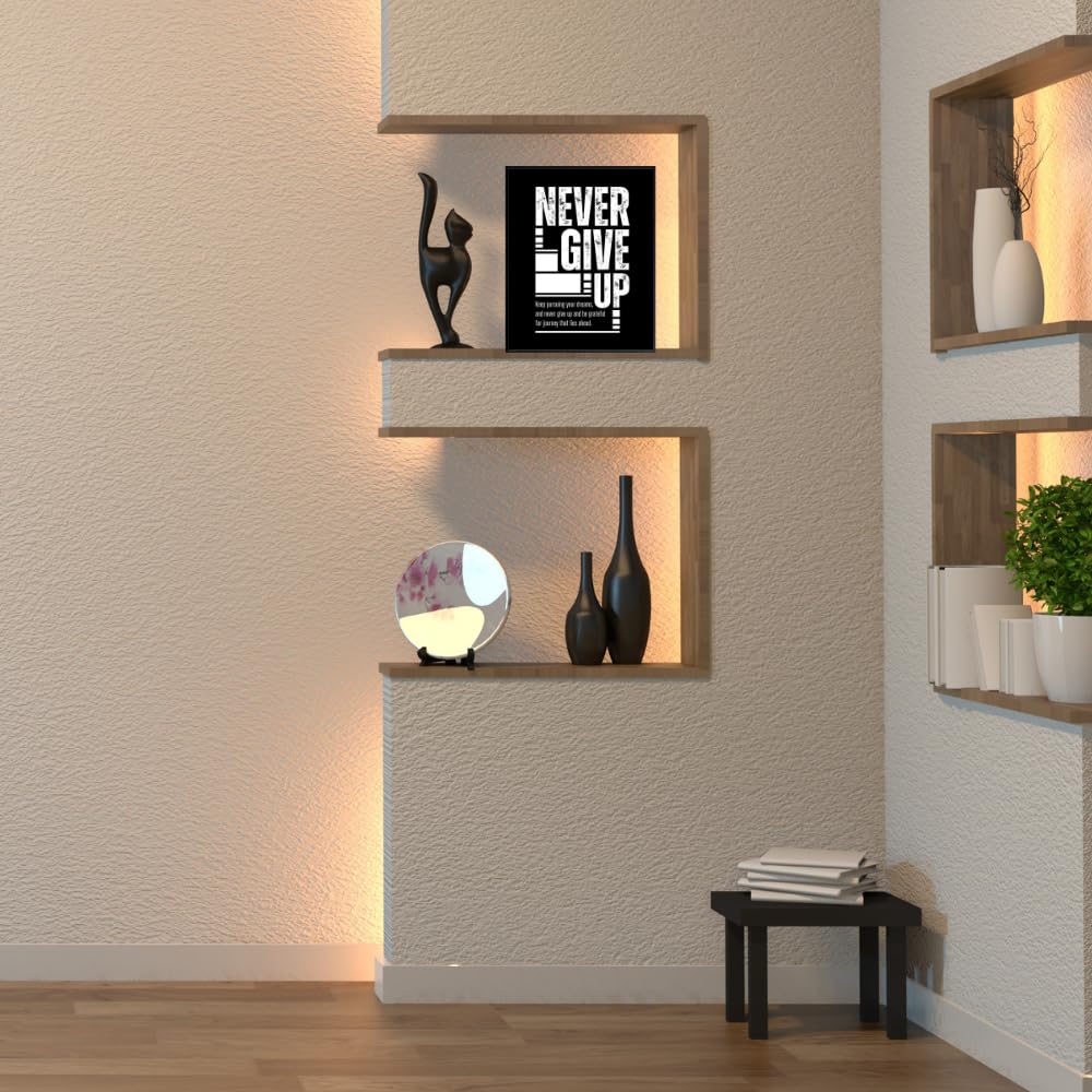 Blessed Posters Never Give Up Motivational Wall Decor Gym and Home Office Decoration Inspirational Wall Art Gift