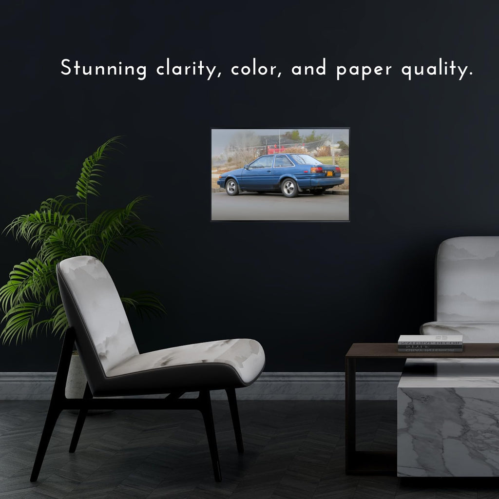 Blessed Posters Toyota AE86 Poster – Classic JDM Drift Car Wall Art Print for Garage Bedroom Office Decor – Retro Japanese Auto Artwork