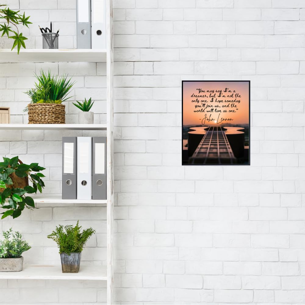 Blessed Posters You May Say I'm a Dreamer John Lennon Quote Inspirational Wall Decor Motivational Wall Art Bedroom Living Room Gift for Women