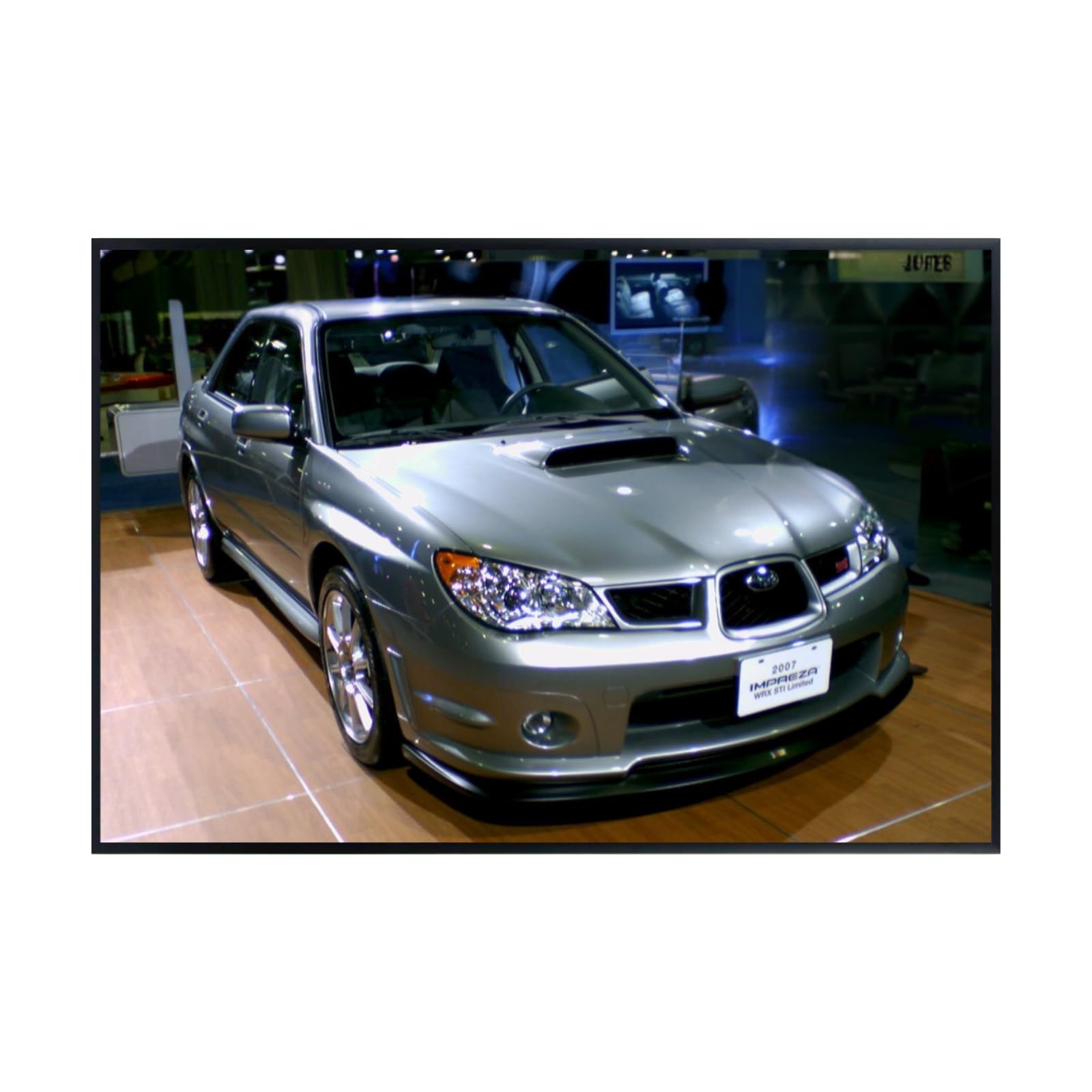 Blessed Posters WRX STI GD Wall Poster – Legendary JDM Turbo Car Art for Garage Bedroom Office or Living Room – Collector Tuner Decor