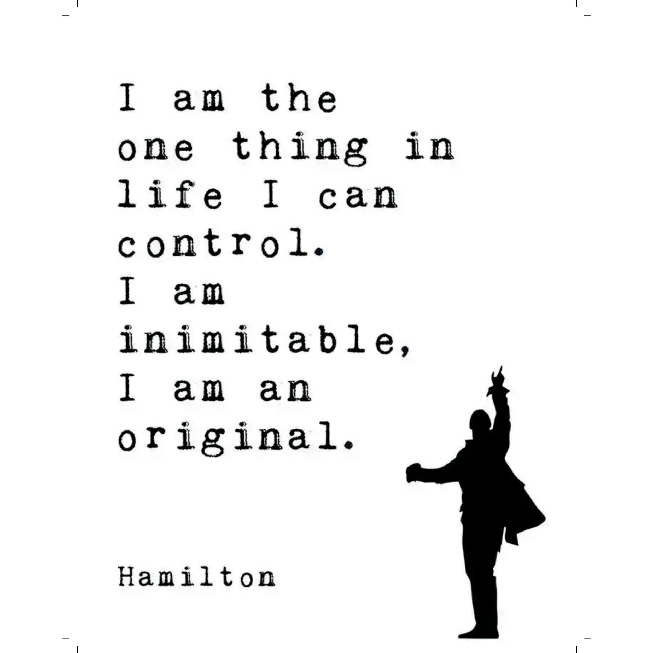 Blessed Posters Hamilton Poster – Inspirational Quote Wall Art – Broadway Musical Theater Home Decor – Gift for Hamilton Fans and Theatre Lovers