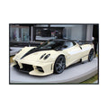 Blessed Posters Pagani Huayra Poster – Exotic Luxury Hypercar Wall Art Print for Garage Office Bedroom Living Room Décor – Automotive Gift