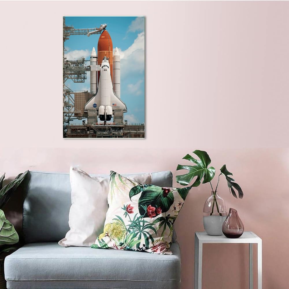Space Shuttle NASA Poster Space Wall Art Astronaut Artwork Inspirational SPACE Print for Home Office