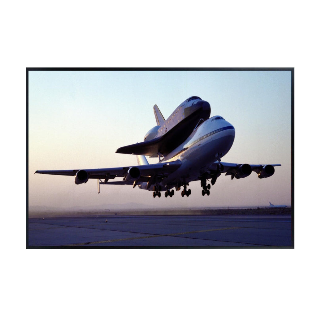 Blessed Posters 747 Shuttle Carrier Aircraft No 911 Poster – Galaxy Wall Art Print for Home Office Bedroom Decor – Space Photography Artwork
