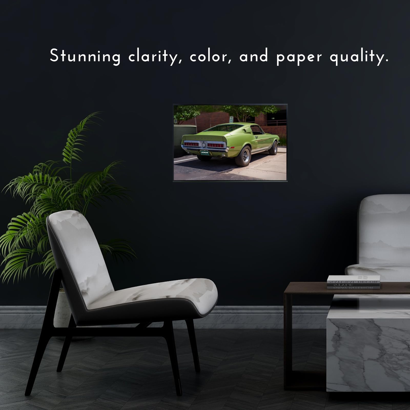 Blessed Posters Shelby Poster – Bold Vintage Muscle Car Wall Art Print for Garage Bedroom Office Living Room Retro Automotive Decor