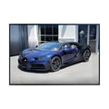 Blessed Posters Bugatti Chiron Poster – Luxury Hypercar Wall Art Print for Garage Office Bedroom Living Room Décor – Exotic Car Gift