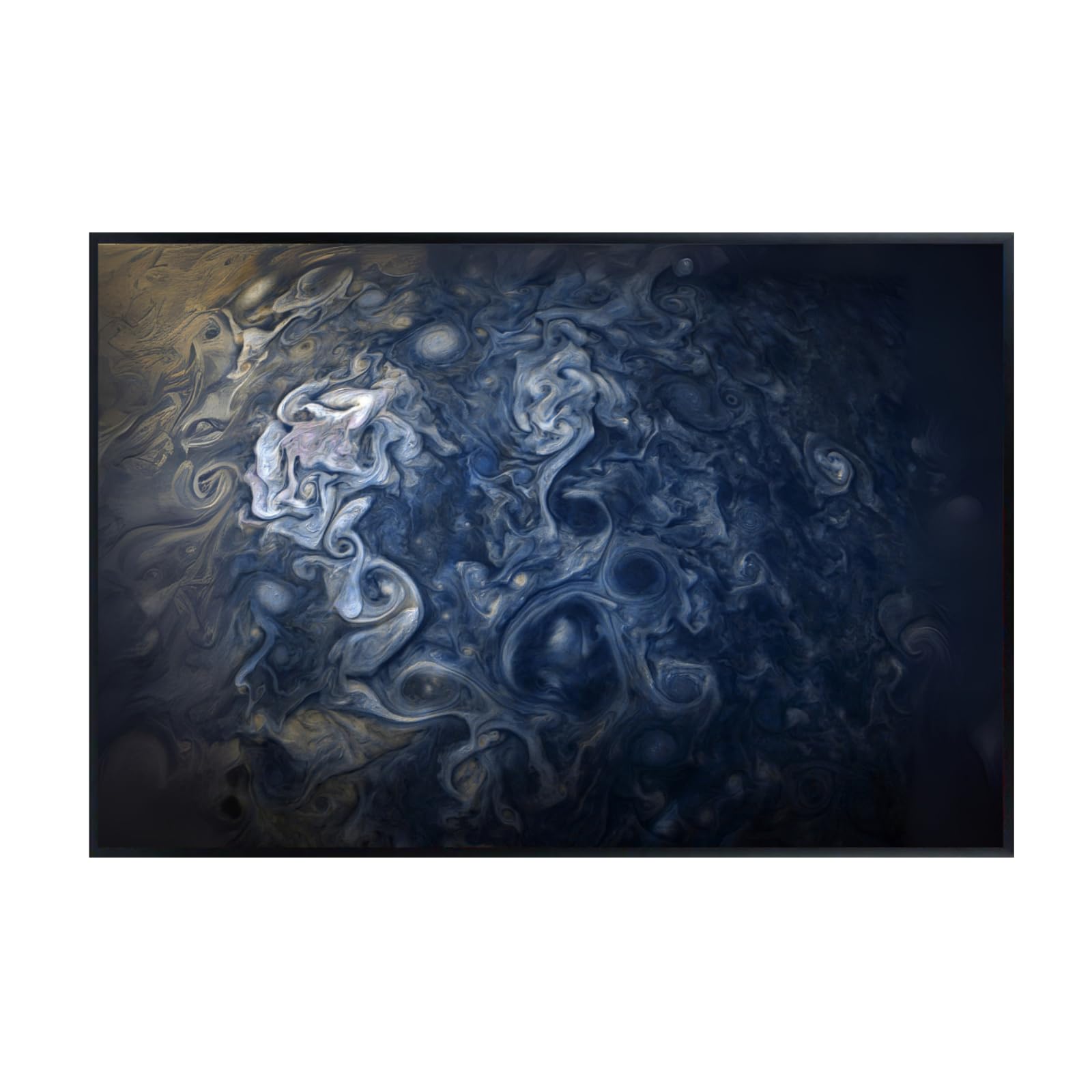 Blessed Posters Victoria Crater Poster – Mars Surface Wall Art Print for Bedroom, Living Room, Office, or Home Decor – Space Astronomy Photography Artwork