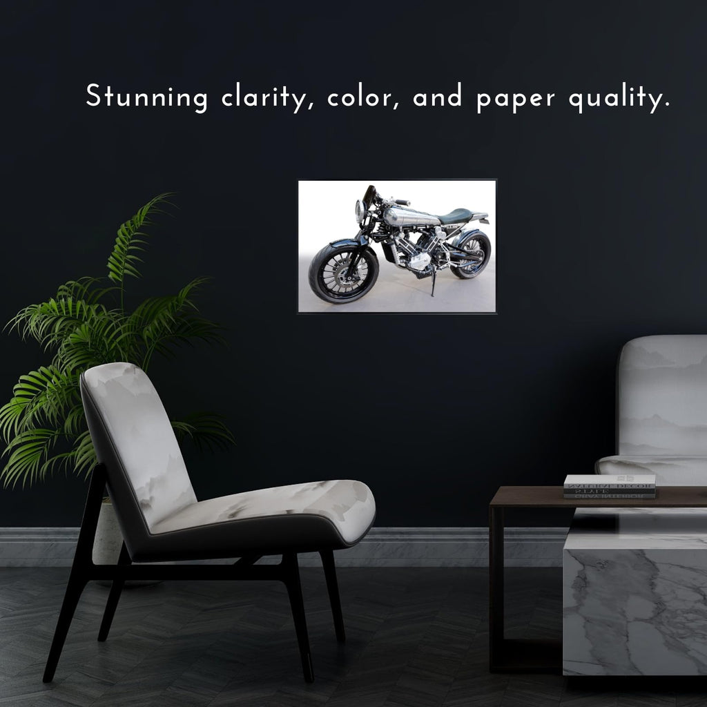 Brough Superior SS100 Poster - Classic Bike Decor for Garage or Office, or Man Cave