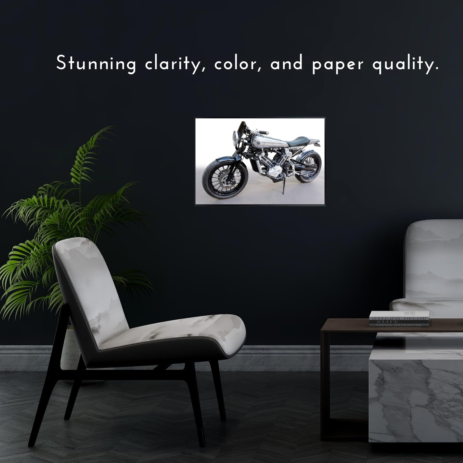Brough Superior SS100 Poster - Classic Bike Decor for Garage or Office, or Man Cave