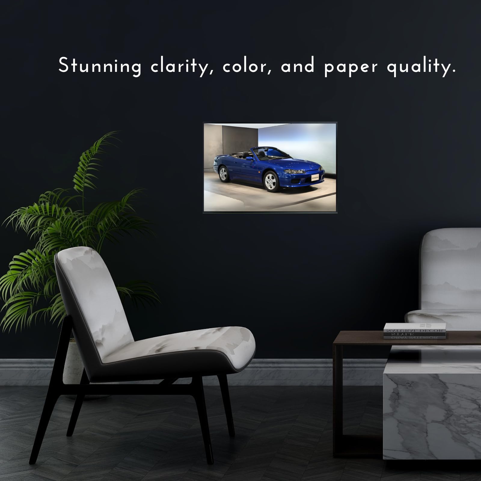 Blessed Posters Nissan Silvia S13 S14 Drift Car Poster – Retro Racing Inspired Wall Art for Garage Bedroom Office Studio Iconic Tuner Decor