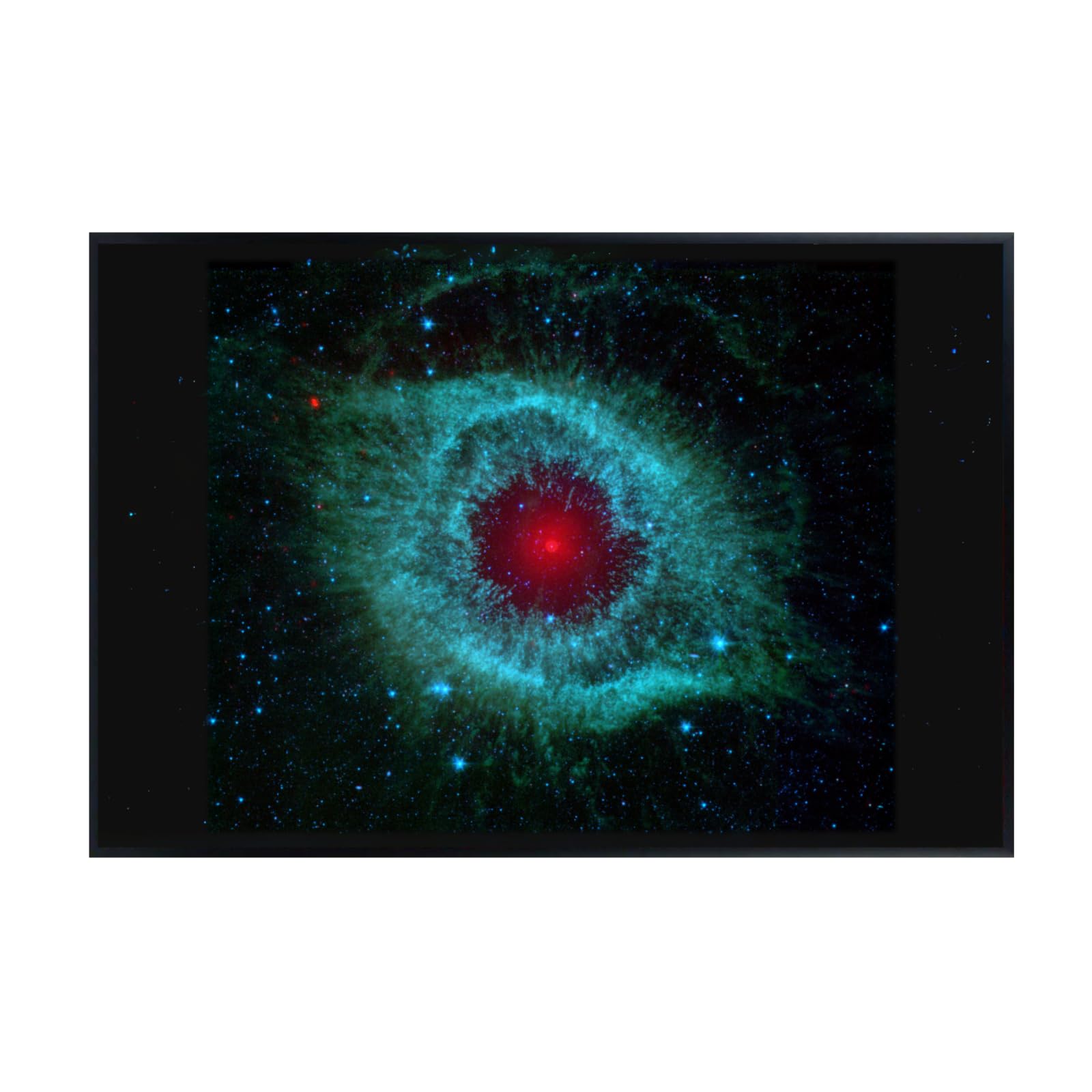 Blessed Posters Helix Nebula Poster – Space Galaxy Wall Art Print – Astronomy Photography Artwork for Bedroom Living Room Home Office Decor