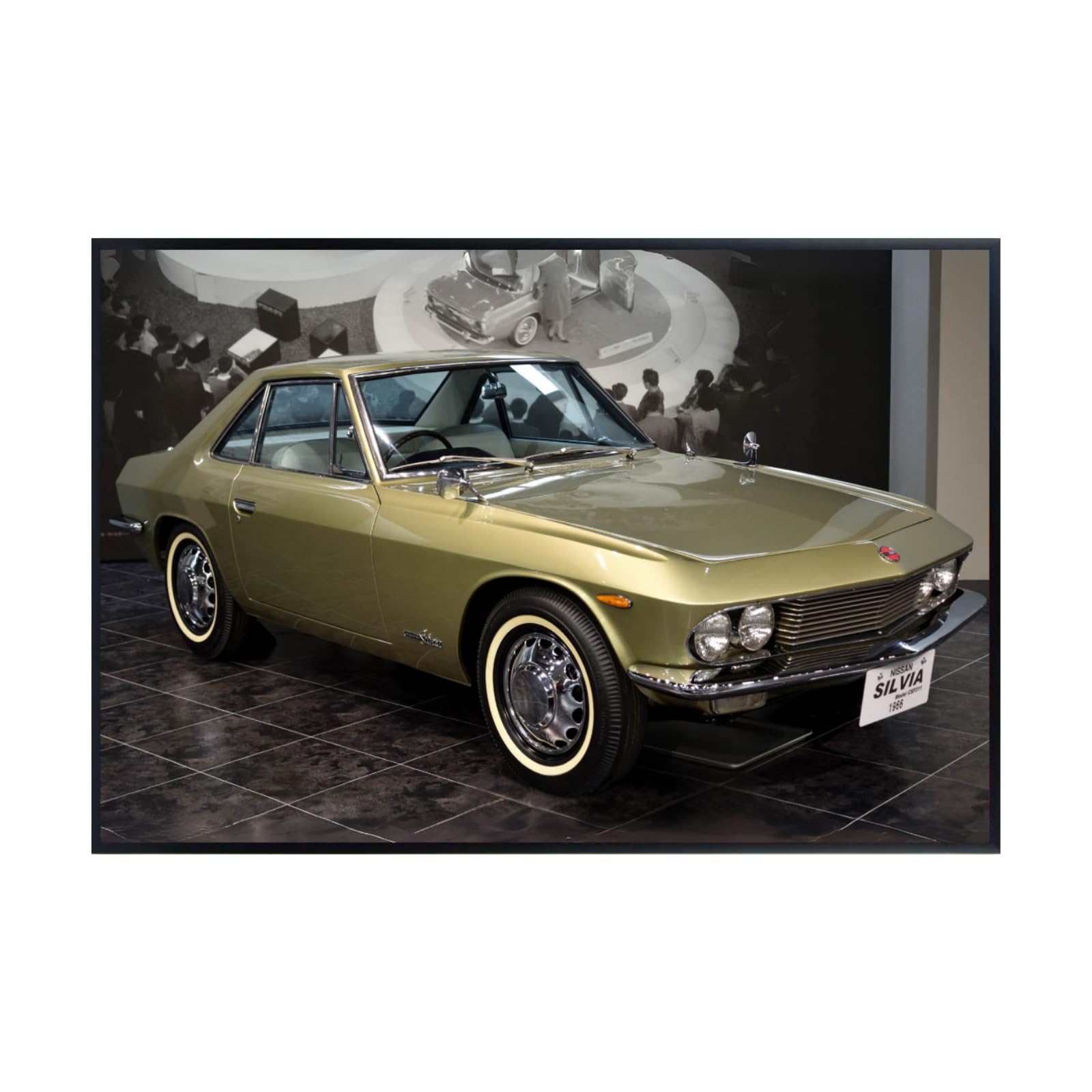 Blessed Posters Nissan Silvia S13 S14 Wall Poster – Legendary Drift Machine Art for Garage Bedroom Office or Living Room – Retro Japanese Tuner Decor