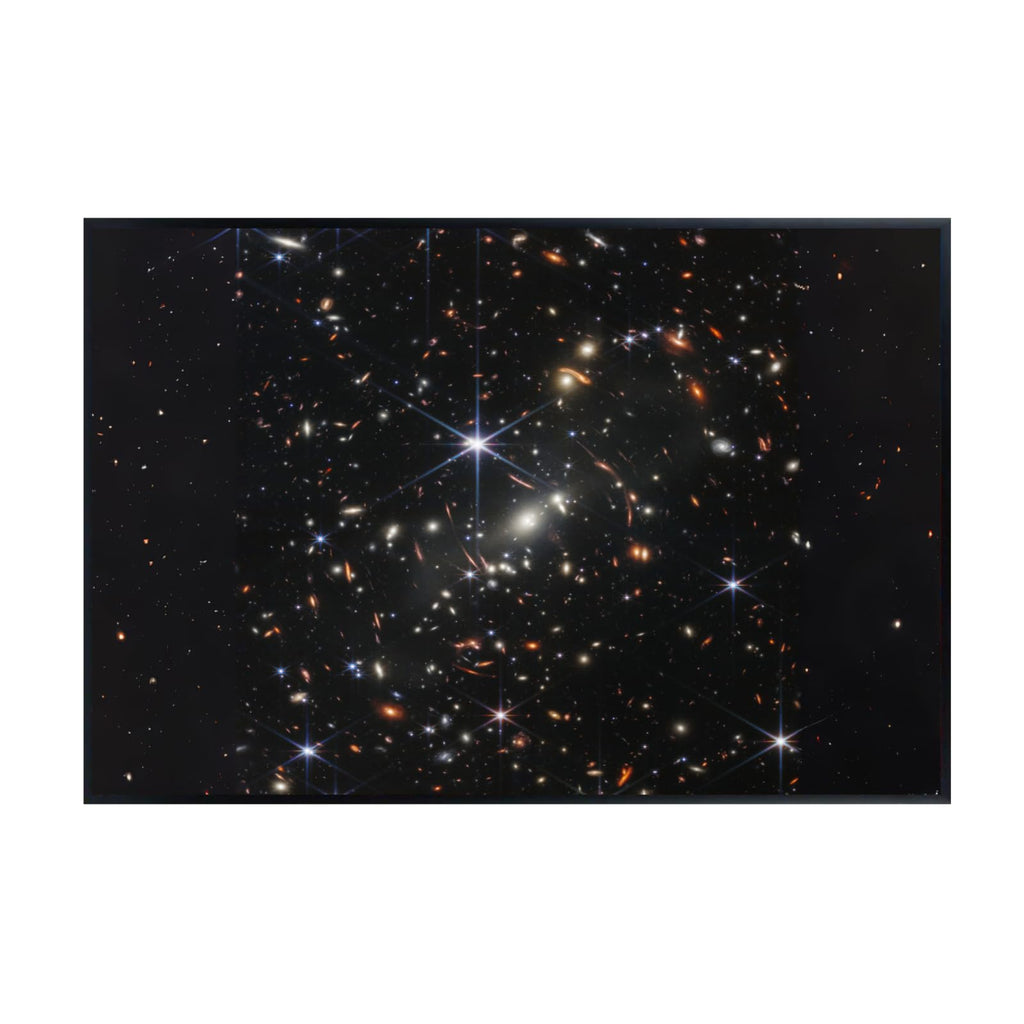 Blessed Posters Galaxy Cluster Wall Art – Night Sky Astronomy Print Space Photography Poster for Bedroom Living Room Home Office Decor